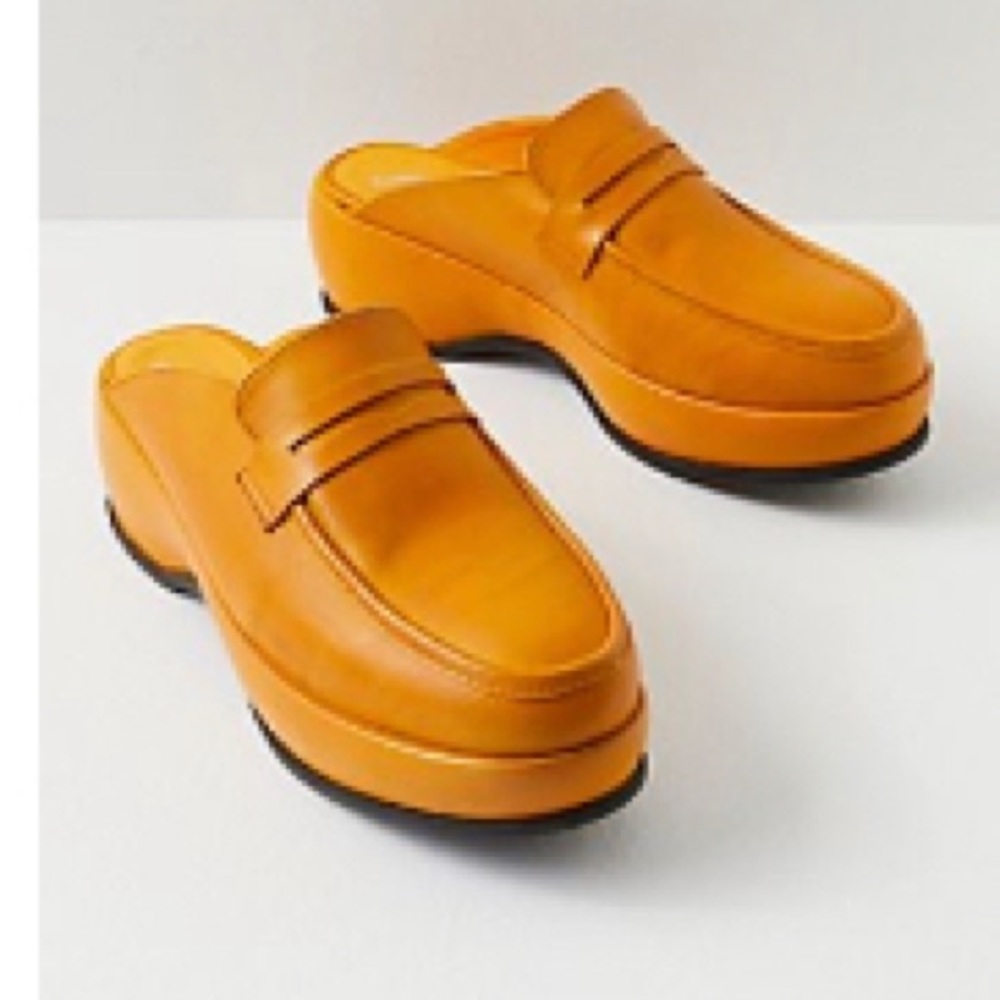 Free People Winston Platform Loafer Mules